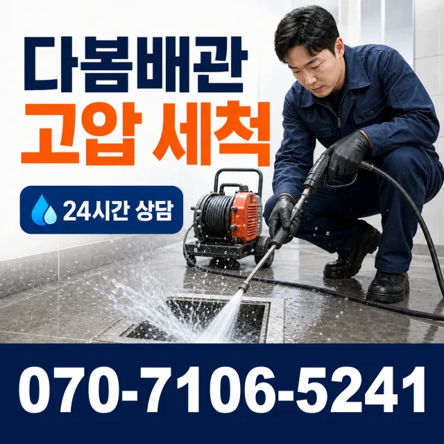 전남광주 신안군 암태면 박달로 하수구뚫기 상담 이미지 4